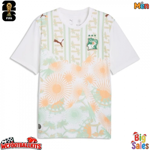 Ivory Coast Replica Away Stadium Shirt World Cup 2026 Short Sleeve
